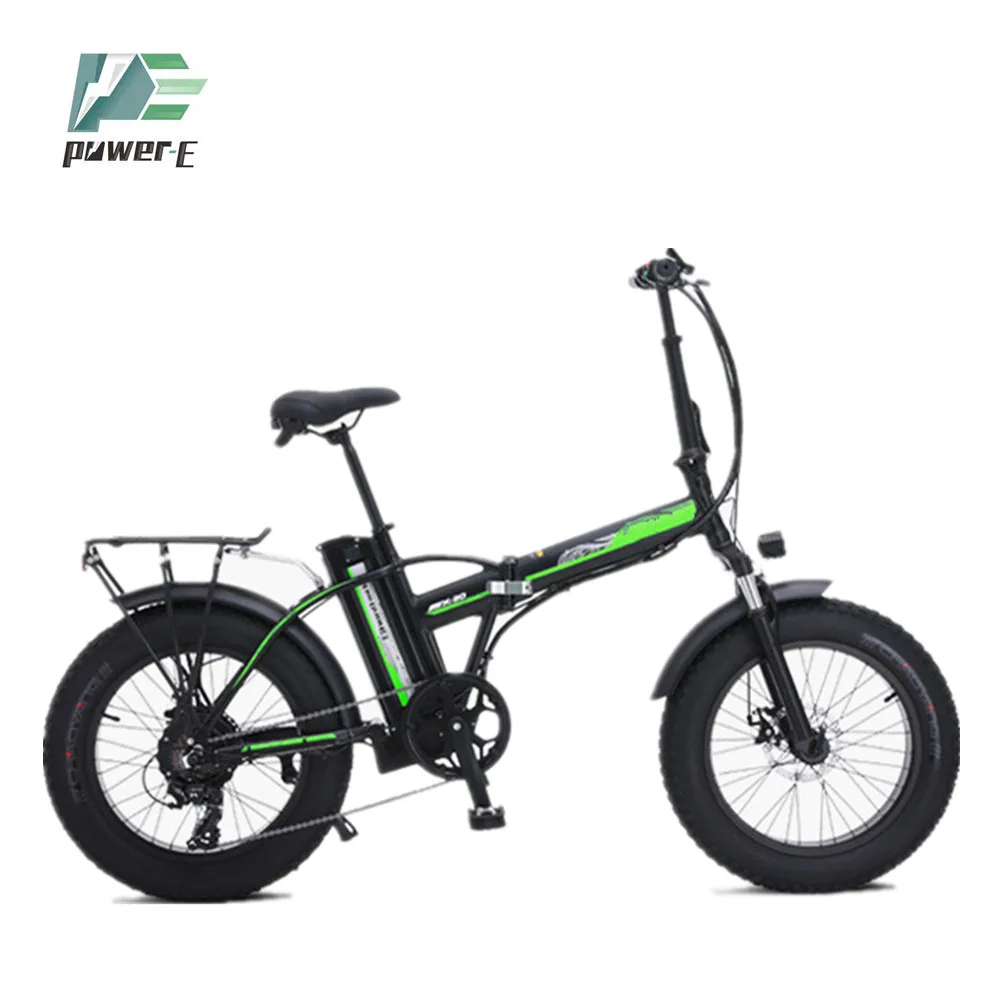

20 folding bike 48V 15Ah Lithium Battery 500w ebike disc brake folding fat tire bike, Black white (optional)