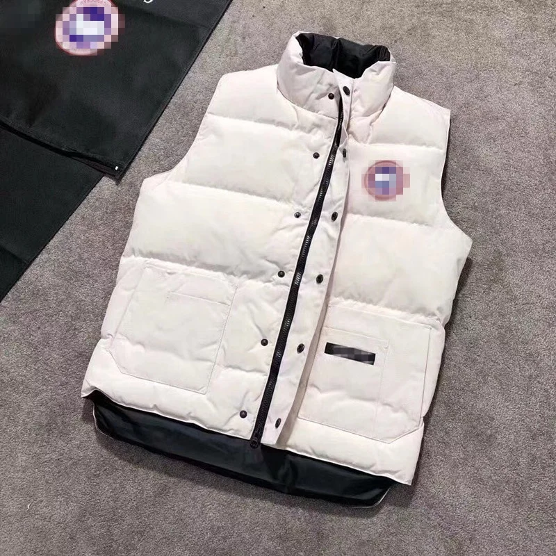 

Canada francais wholesale 2021 outdoor autumn and winter new summer down vest goose man lightweight casual slim sleeveless