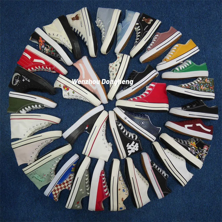 

WH385 Wholesale stocklot shoes girl new Korean fashion zapatos ladies cheap used shoes women wenzhou dongheng shoes