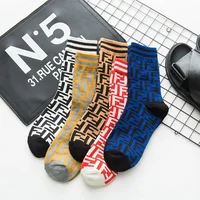 

Fashion letters ladies Japanese ins street style all cotton college socks