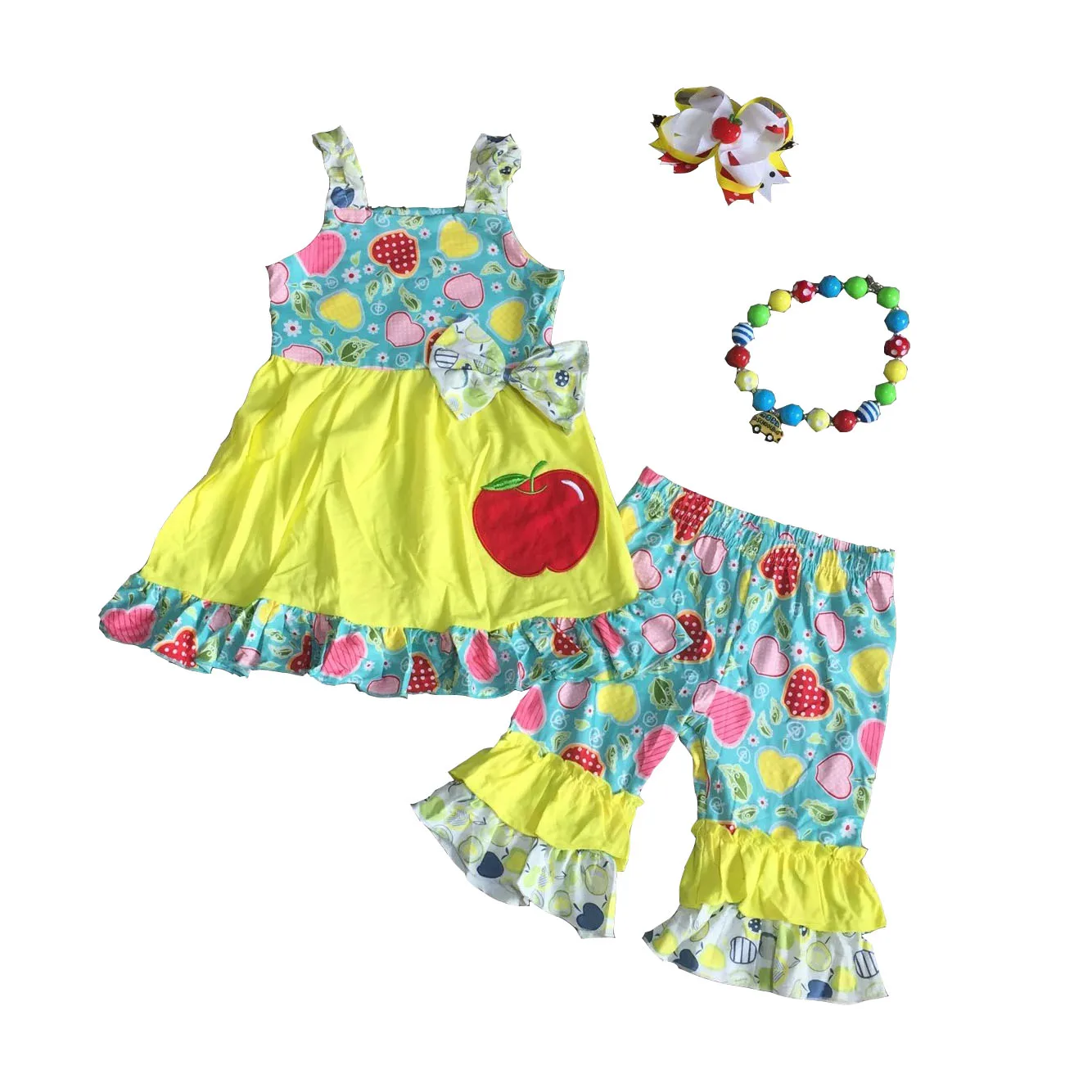 school summer dress yellow