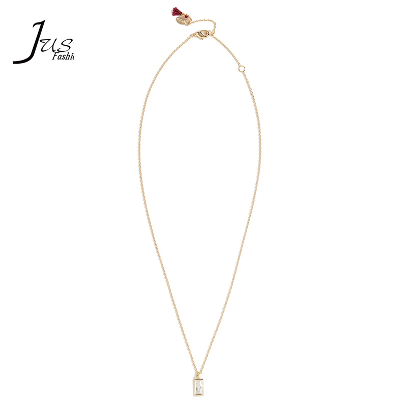 New Fashion Jewelry Simple Geometry silhouette pendant crystal Zircon short Choker Trendy Necklaces for Women Girls