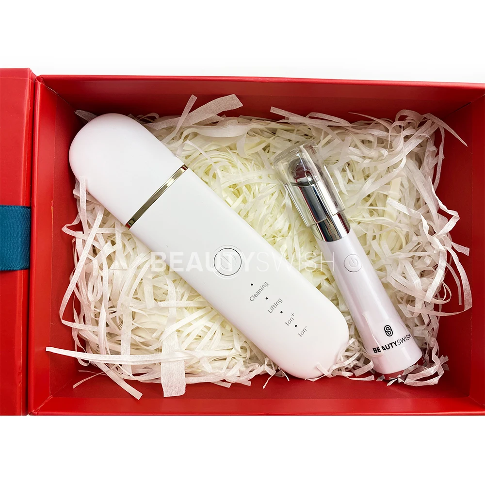 

OEM Multifunctional Facial Beauty Face Care Skin Scrubber Blackhead Removal Eye Massager Device Christmas Set