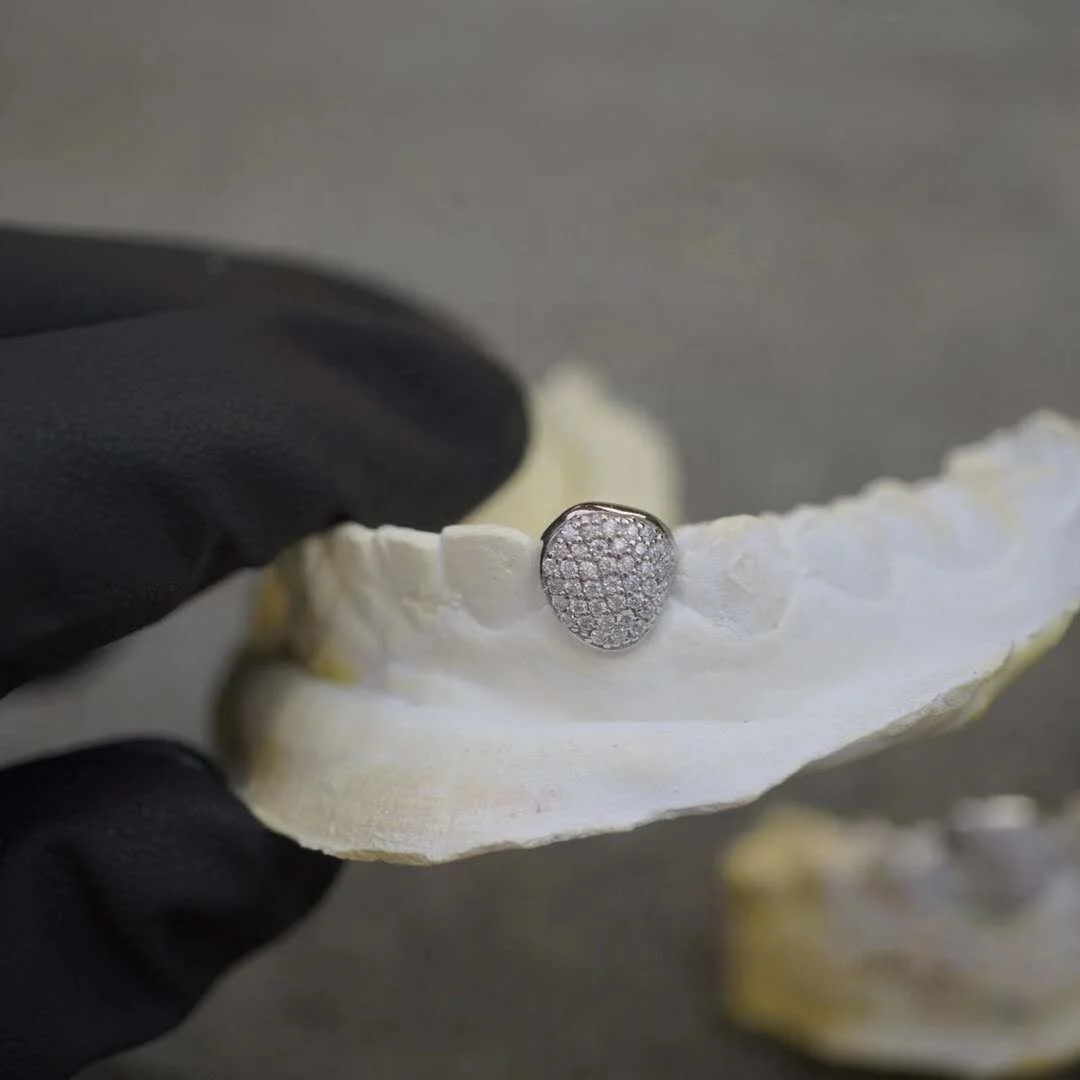 Custom Made Personalized Vvs/vvs1 Moissanite Diamond Mens 925 Sterling