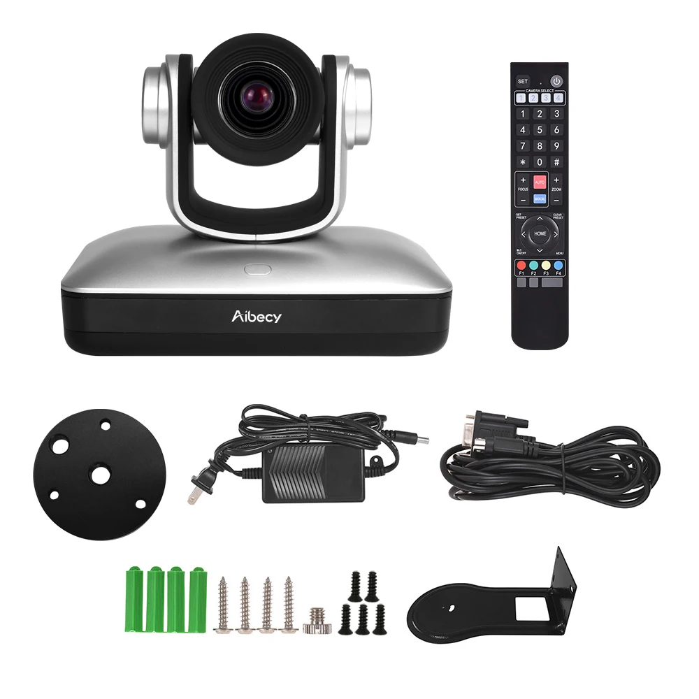 

PTZ Camera Aibecy Full HD 1080P Video Conference Cam 20X Optical 12X Digital Zoom Auto Focus