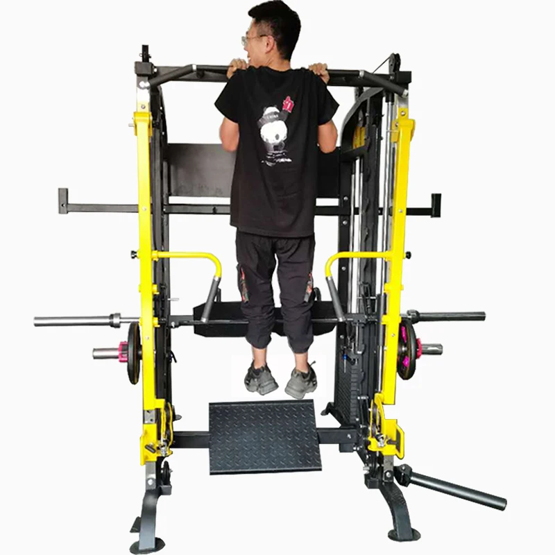 

2021 new type Multi Smith Multi Smith Machine gym equipment Squat Rack Multi functional machine Xrn1003, Optional