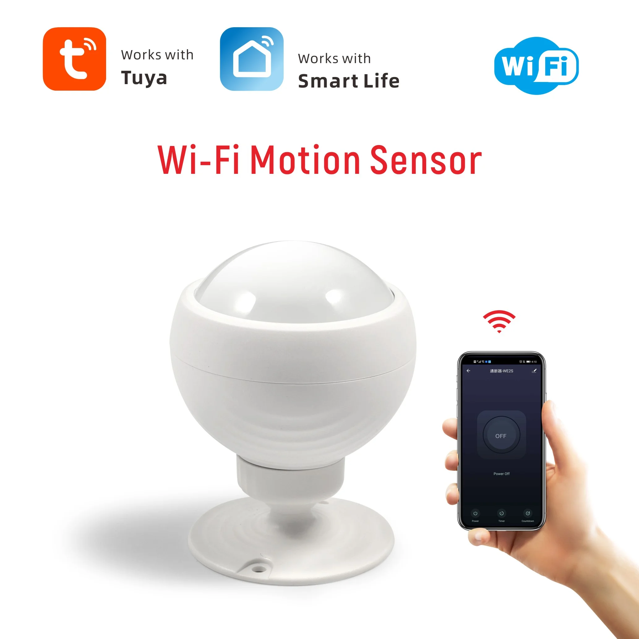 

Smart Zigbee miniHub Monitoring PIR Motion sensor for Home Security