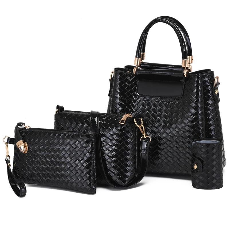 

Luxury Factory Direct Sale 2021 New Fashion Handbags Wholesale Handbag Set, Black/gray/brown