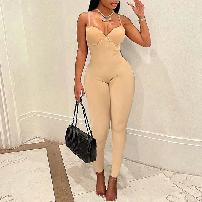 

FS6101D new arrivals women sexy Sport Fitness casual jumpsuits