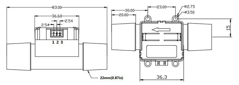 GFS131 IN STOCK Medical CPAP Ventilator Air Flow Sensor