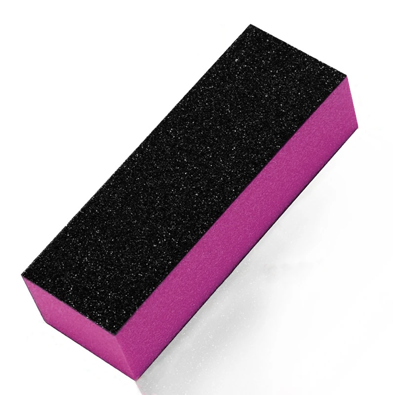

Factory wholesale OEM custom 3 side bulk nail buffer block for professional nails salon nail sponge buffer, Colorful, customized
