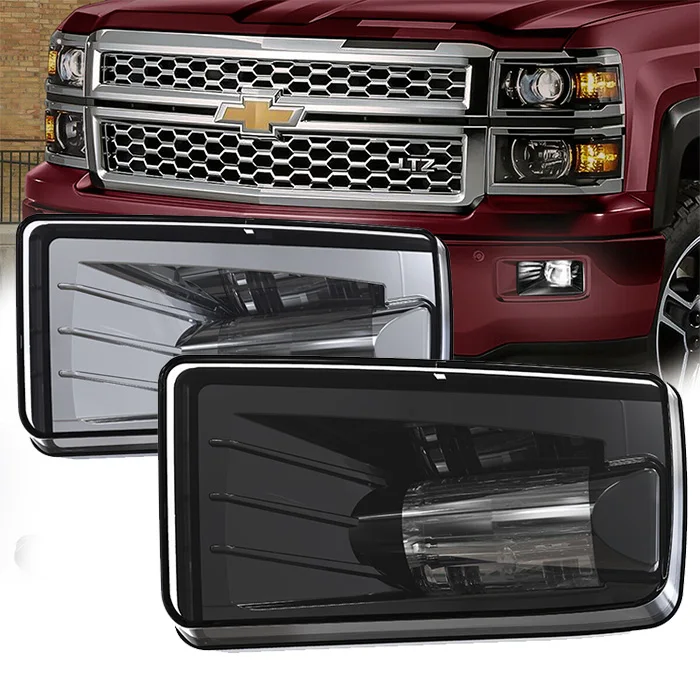 Clear Lens Bumpler LED Fog Lamp High Power 36 Watts Fog Lights For  Chevy Silverado 07-14