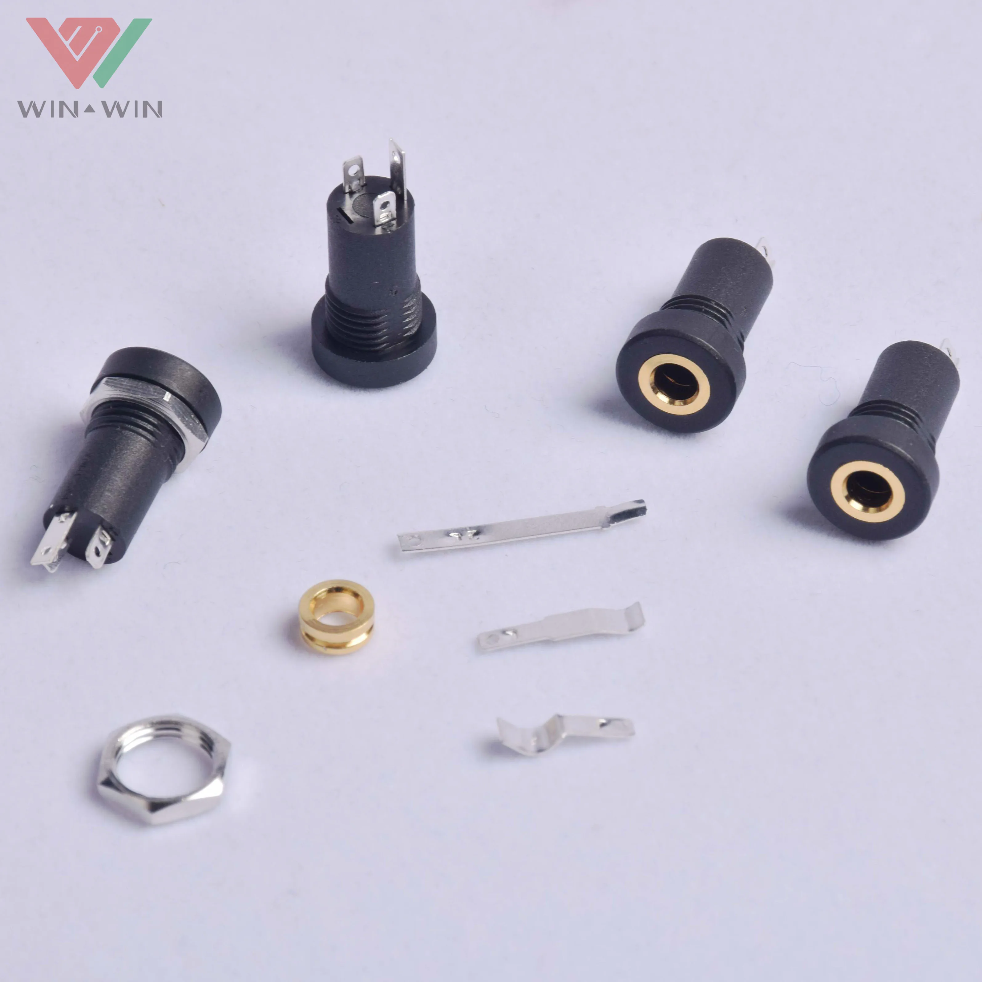 Isolated Mini Stereo Female Panel Mount Headphone 3.5mm Audio Jack