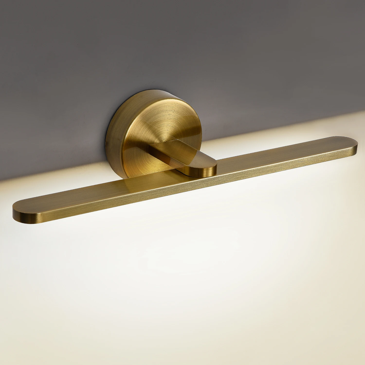 Wall lamp modern 14w brushed brass 50cm decoration light hotel bathroom wall vanity lights led lights for mirror