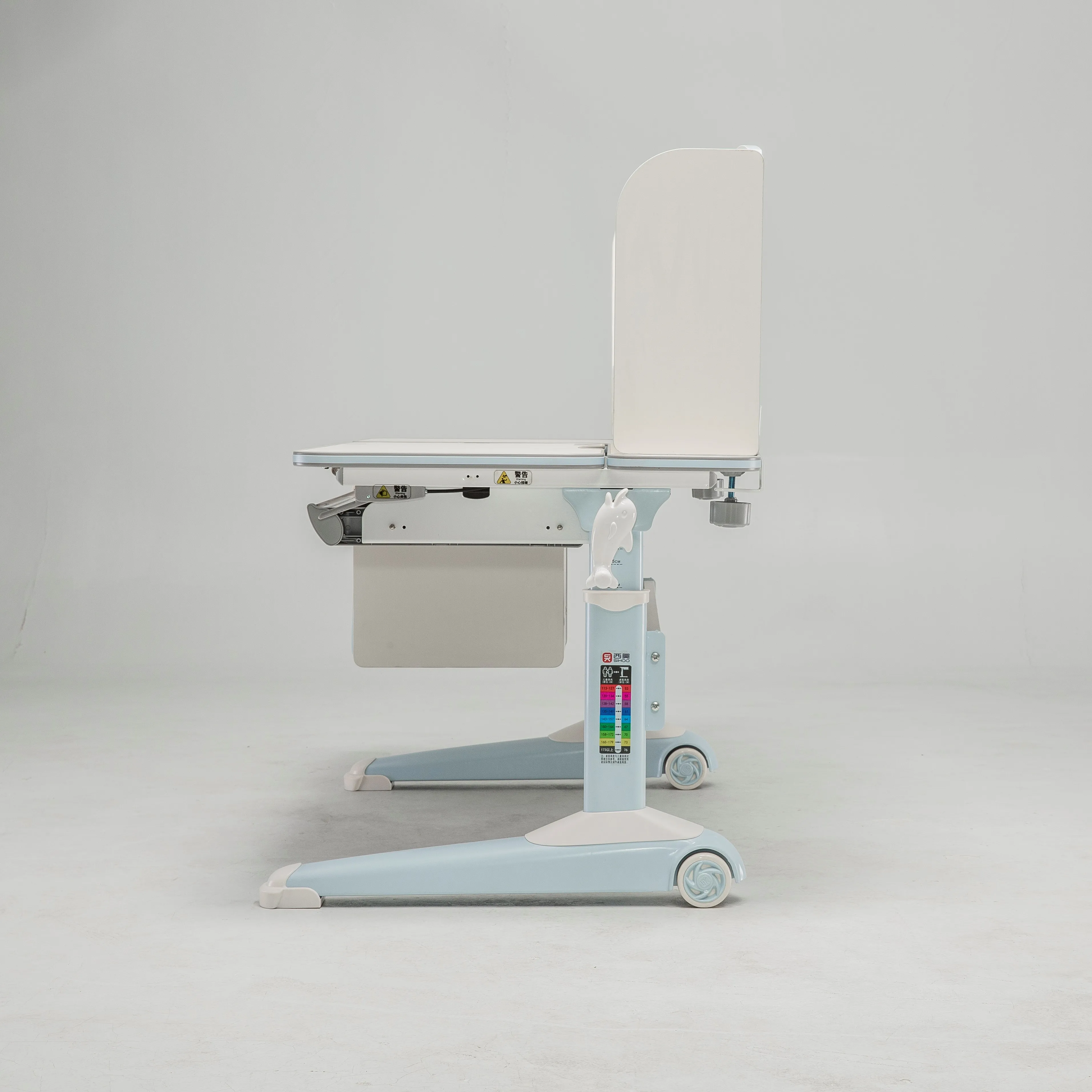 
High quality latest design kids table chair furniture height adjustable children study writing desk school desk for children 