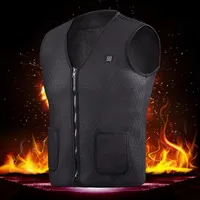 

2019 5V/2A High Quality USB Heated Warm Vest Women Electric Charging Heating Coat Jacket Clothing Vest With Three-Speed adjust