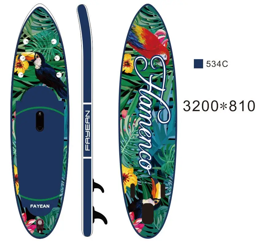 

Multifunctional 2021 summer beach surfboard inflatable stand up sup inflate paddle board for surfing, Customized color