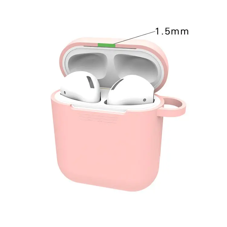 

Factoory wholesale colorful fashion silicone case for airpod 1 2 case,for airpods case cover earphone covers, Custom color