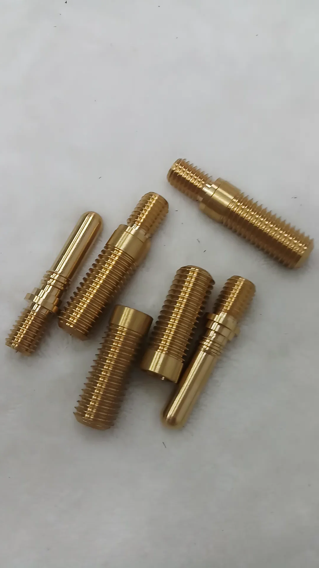 Xmlivet Female And Male Snooker Cue Joint Parts Pool Stick Brass Pin