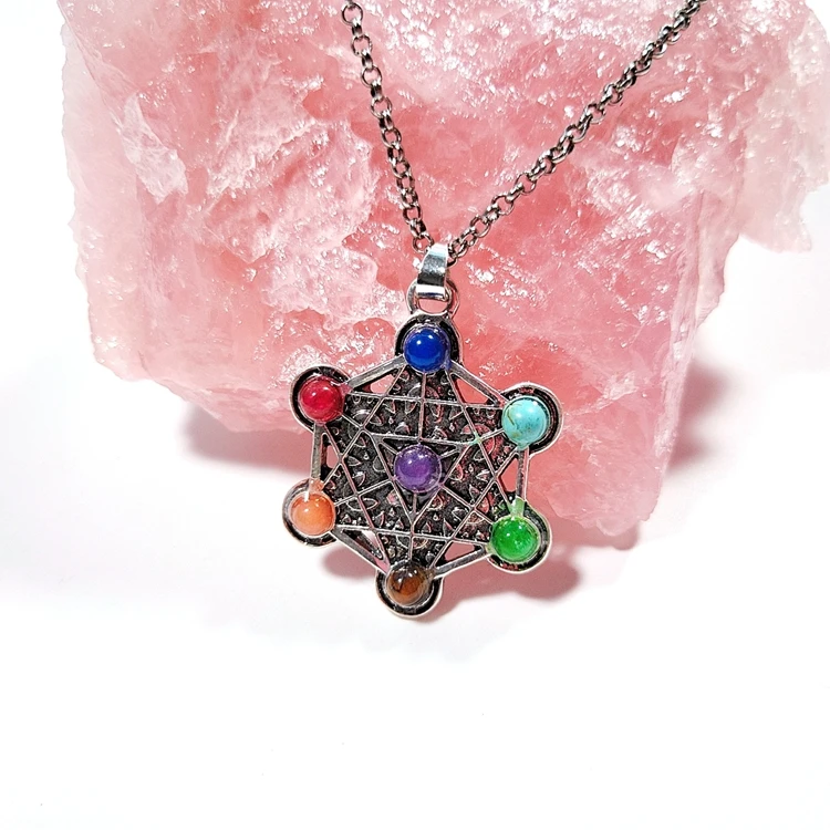 

Best Selling Orgone Pyramid Necklace Wholesale Crystal Chakra Pendant Healing Stone For Pendants