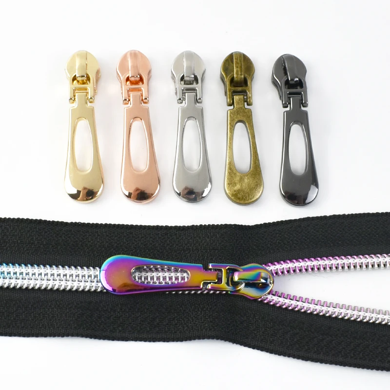 

Deepeel 5# Zipper Slider For Nylon Zippers Clothing Puller Accessories Bag Zipper Sliders
