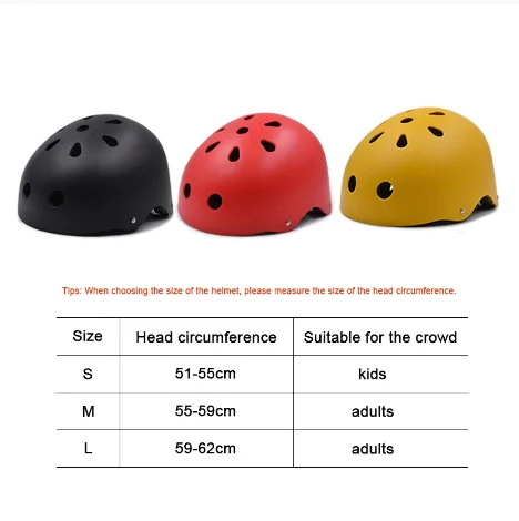 

TY Bicycle helmet children adult men and women general round helmet adjustable head circumference sports accessories, Black/white/pink/light pink/red/yellow/blue