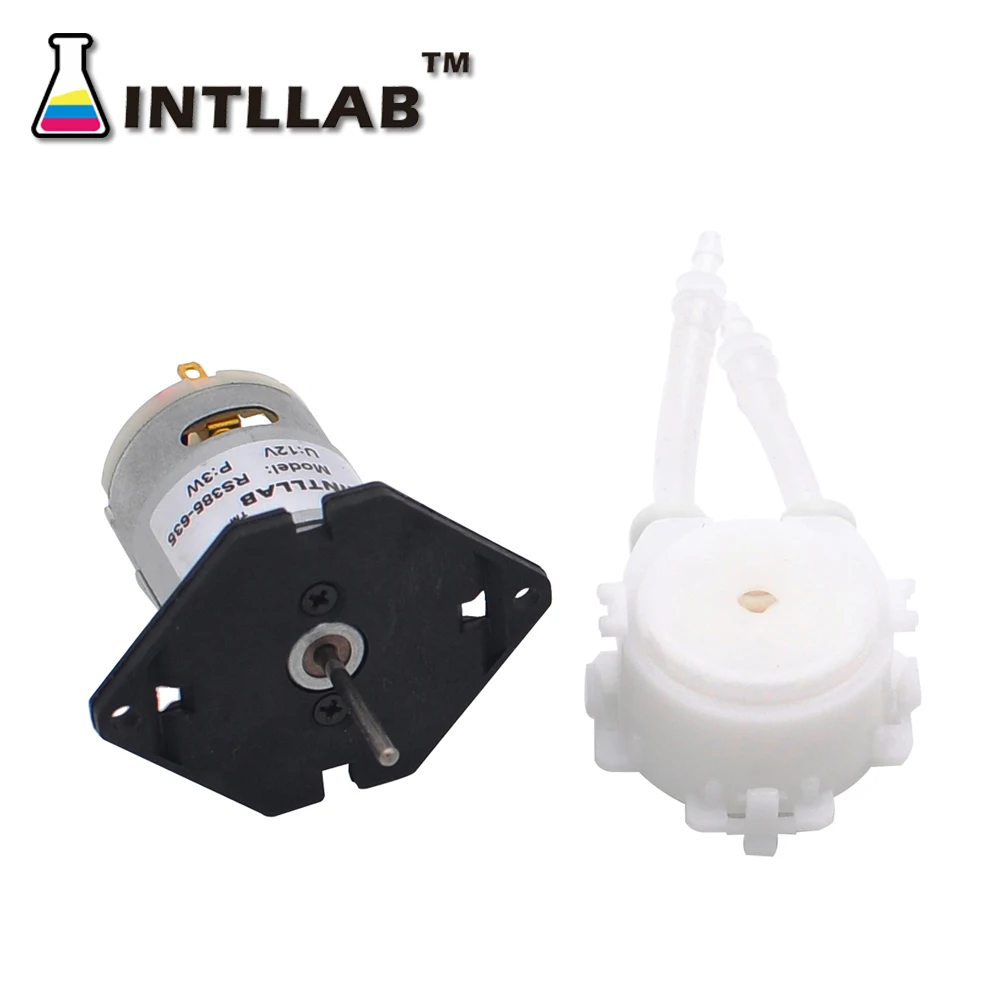
INTLLAB DIY Peristaltic Liquid Pump Dosing Pump 19 ~ 100ml/min for Aquarium Water Lab pumps 