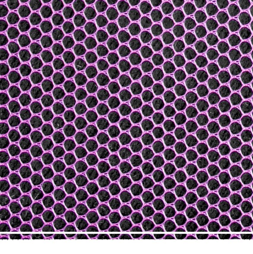 100% Polyester 50d Yarn Count Mesh Fabric for Home Textile Luggage Toys Tricot Knitted Blackout Stretch with Embroidered Pattern