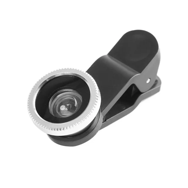 

3 in 1 Mobile Phone Lens Kit Wide Angle Macro Fisheye Lenses Multifunctional Practical Ultra-portable, Picture