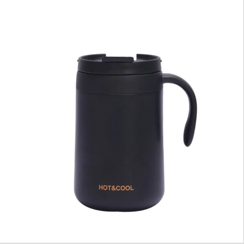 

350/500ML OEM logo Vacuum insulated travel double walled stainless steel coffee mug, Red gold white black