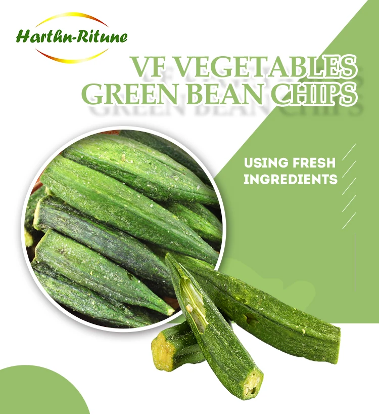 Wholesale China Price Dried Delicious Popular Vf Okra Chips For Sale