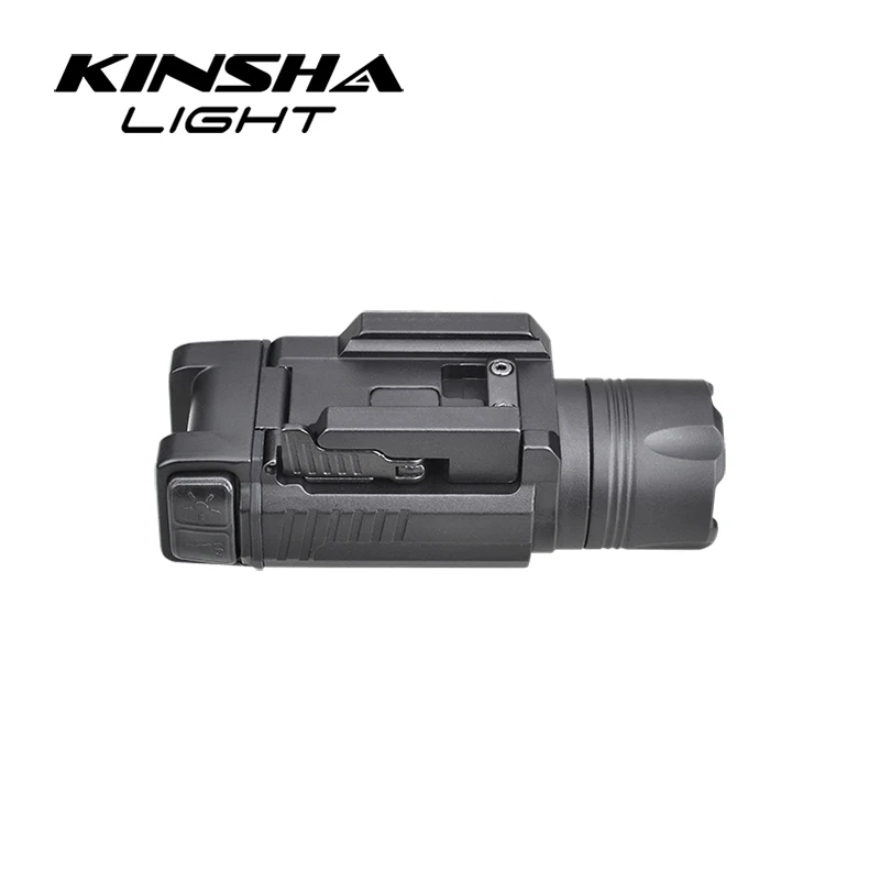 

KINSHA LIGHT Pistol Light Tactical Gun Military LED Flashlight 600 Lumen Defense Weapon Mounted Laser Light Glock Body Switch