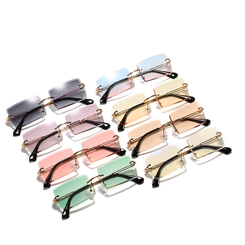 

Vintage sun glasses rectangle blue sunglasses, mini rectangle sunglasses 2020