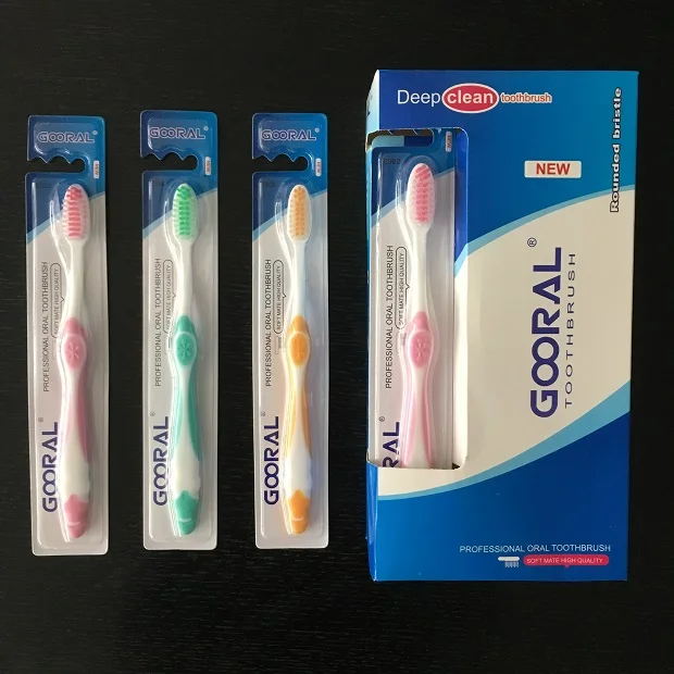 

high quality individual packed toothbrush for adult home daily used