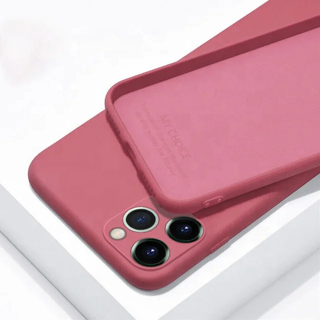 

IVANHOE Soft Liquid Silicone Case for iPhone 11 Pro Max 8 Plus Microfiber Liner Shockproof back Cover for iPhone X XR Xs MAX XS