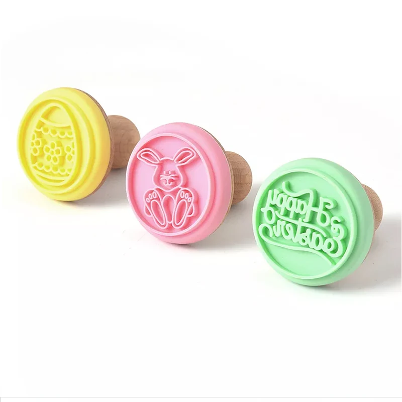 

Christmas Silicone Cookie Stamp Molds Kit for Homemade Cookies Pastry, Customized color