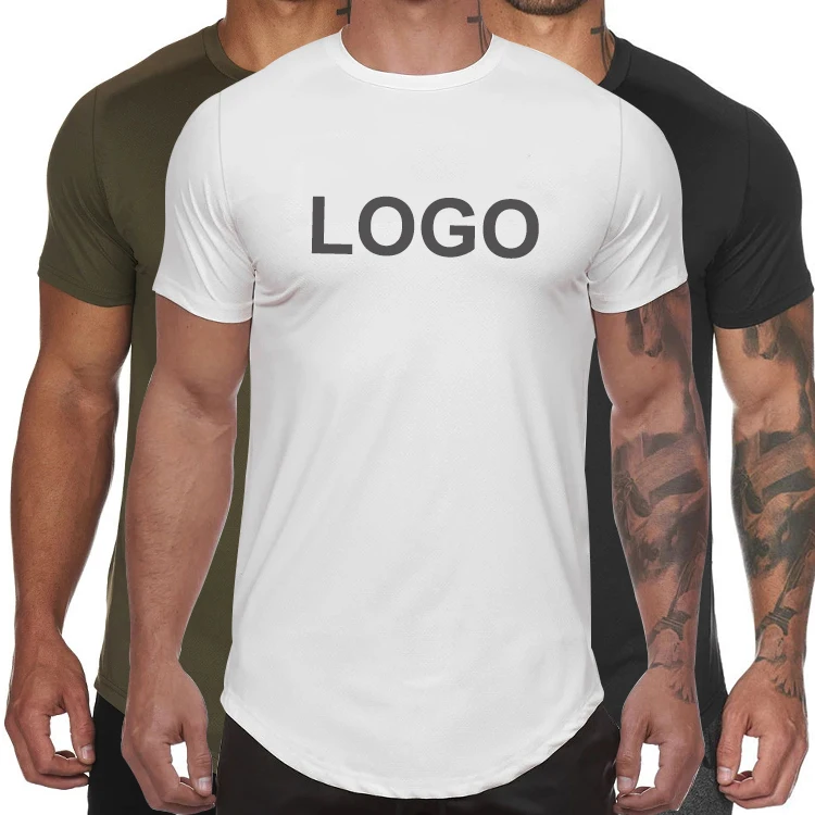 

2021 OEM Sports Fitness Active Workout Short Sleeve Men Shirt
