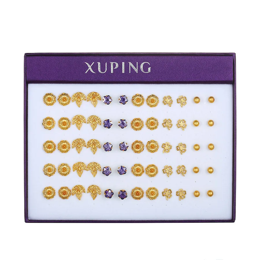 

earring-644 xuping jewelry Wholesale affordable fashion Saudi Arabia simple dubai 24K gold plated earrings