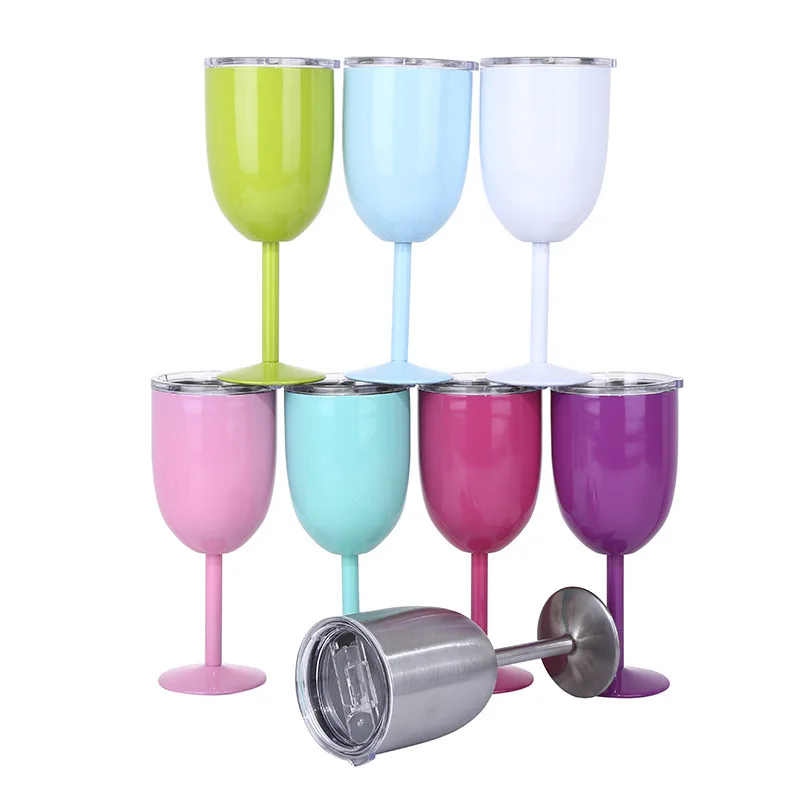 

18/8 Stainless Steel wine Glass Stainless Steel Martini Cocktail Glass Wine Goblet, Customized logo