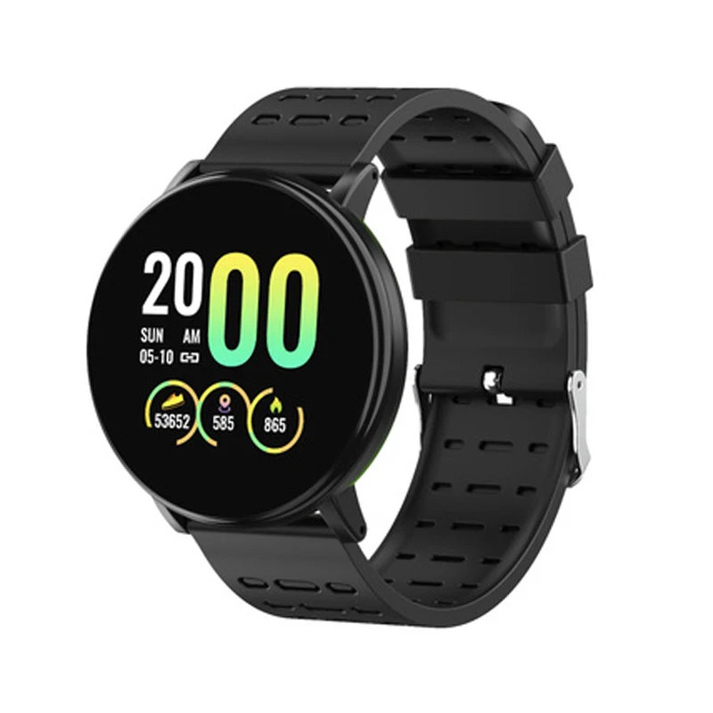 

Heart Rate Sport Sleep Monitoring Blood Pressure smartwatch relogio inteligente 119plus smart bracelet 119 plus smart watch