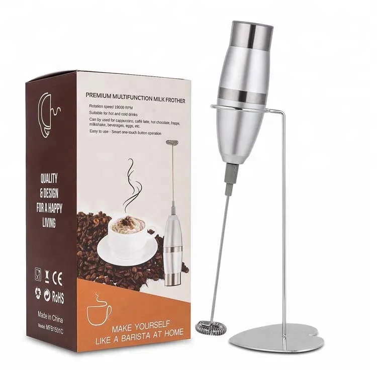 

High quality coffee designer Cheap price milk frother, Sliver