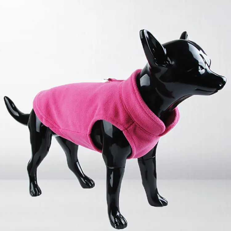 

Chinese factory dog coat fleece dog clothes xmas dog clothes winter warm, Red/blue/pink/green/coffee/grey/rose red/cyan