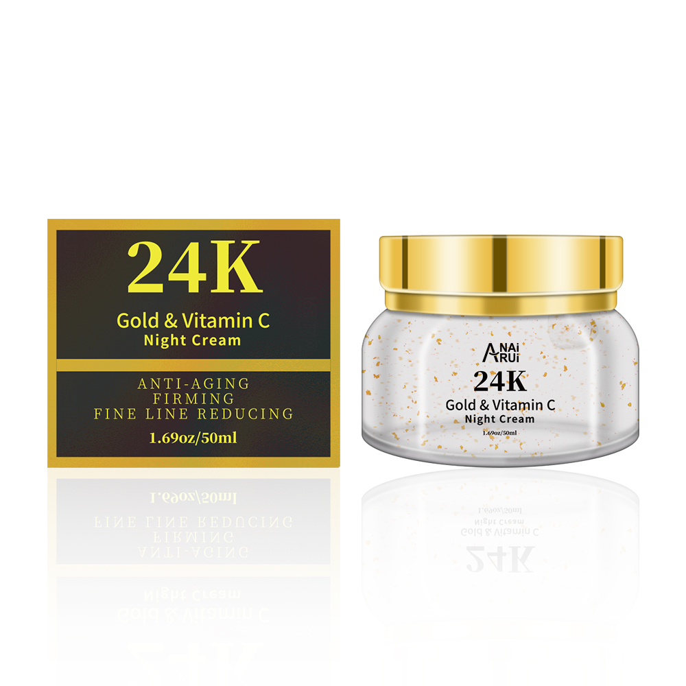 

Private Label New Skin 24 K Gold Collagen Youthful Anti Wrinkle Gel Cream