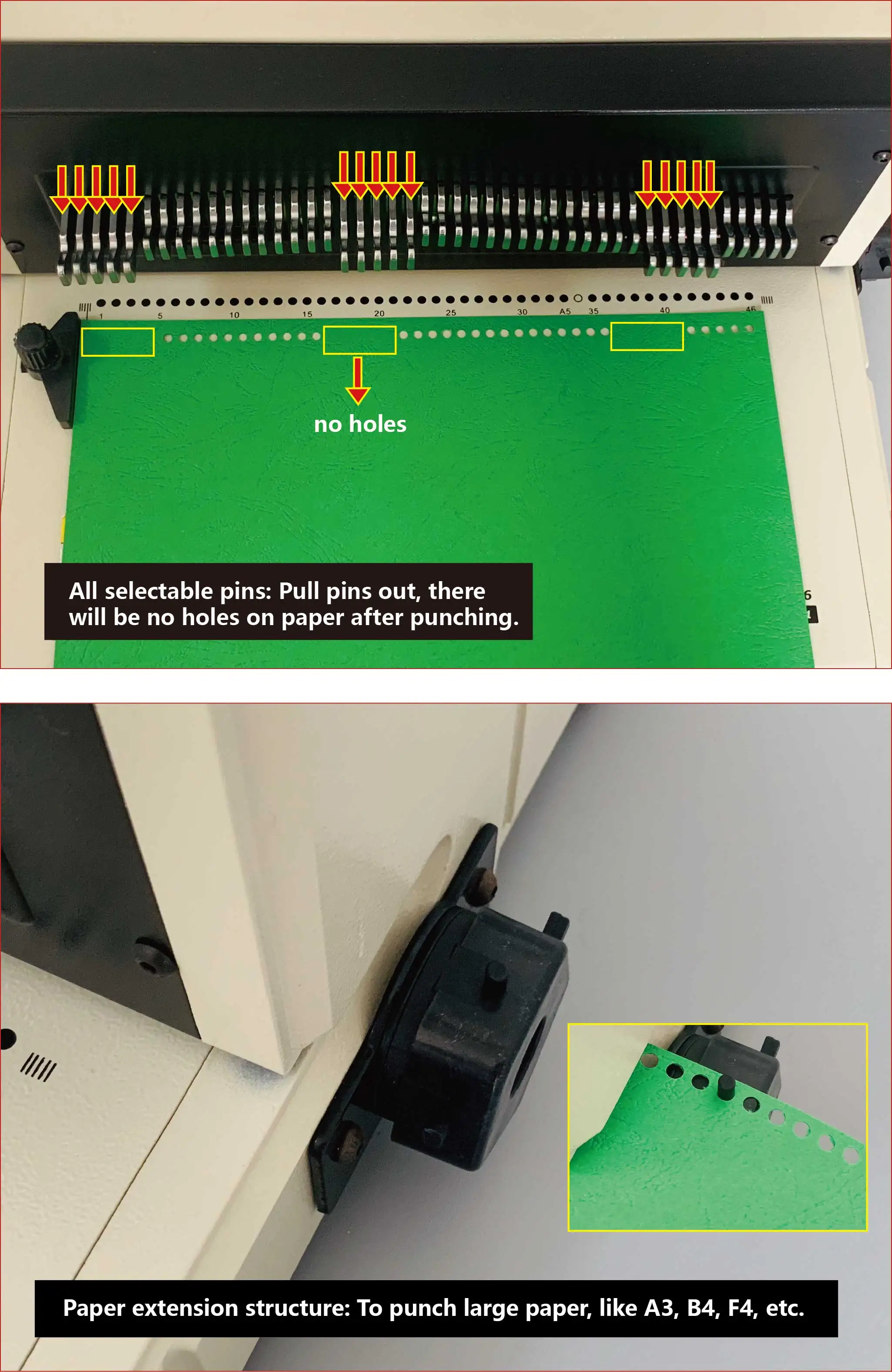 TONGRO MC-8706  A3  coil binding machine Plastic spiral coil book binding machine 46 holes coil binder metal spiral wire bind