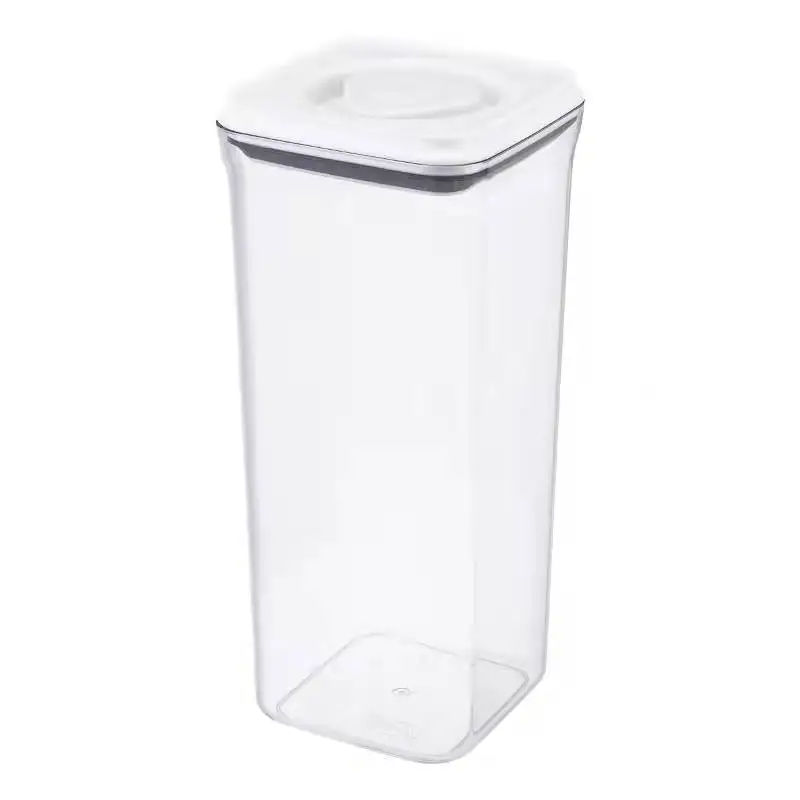 

80oz thick plastic jar with fresh seal lid convenient turnbuckle design storage tank clear nut storage jar