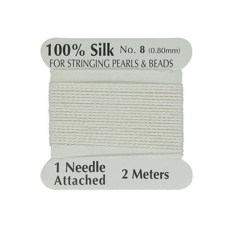 

Handmade Customizable Wholesale Factory Price Supply Multicolor Silk Cord 100% Natural Silk Cord White Jewelry Silk Cord