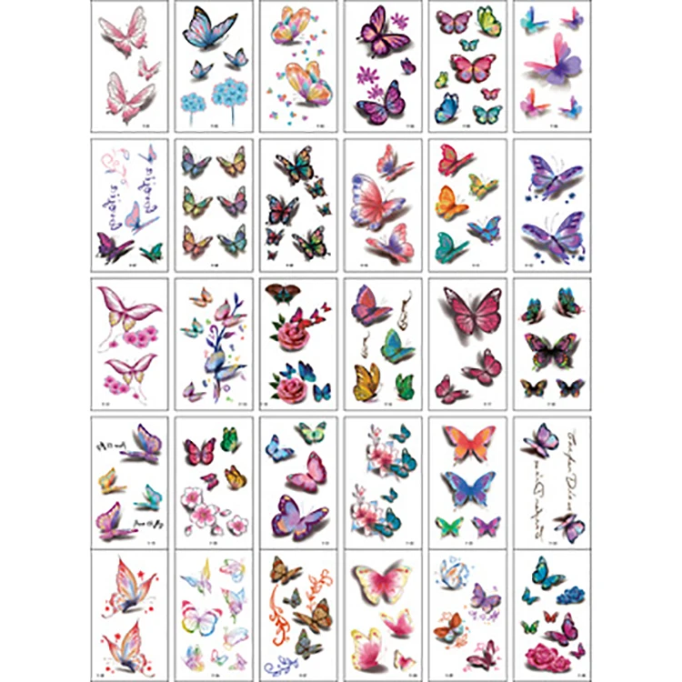 

Spot Wholesale Literary Small Letters Waterproof Durable Quick-Drying Suit Tattoo Stickers