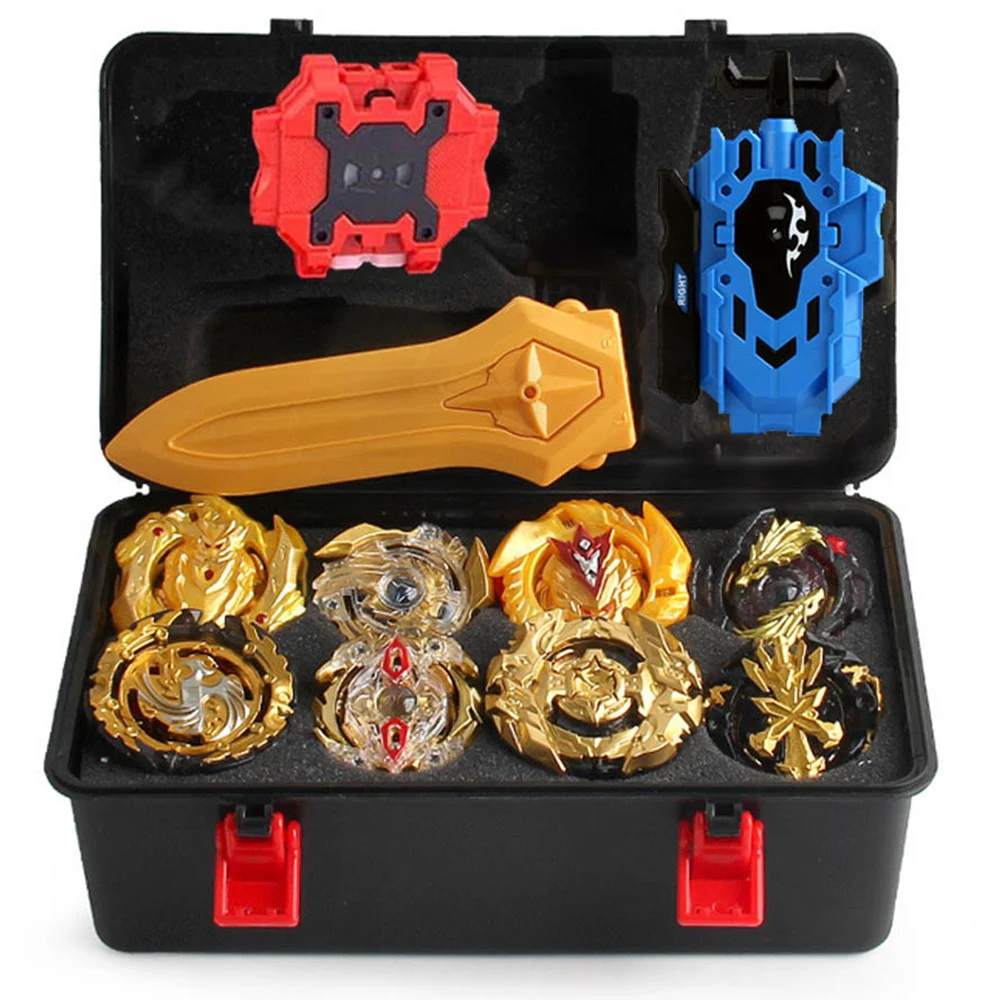 
High quality toy Original Metal Battle Beyblades Top Toys Set Bayblade Burst Spinning Top Toy Gyro box 