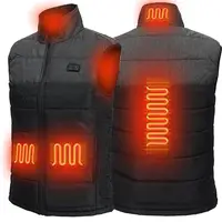 

New functional USB 5V battery powered cheap waistcoat for man electric heated mans vest for winter