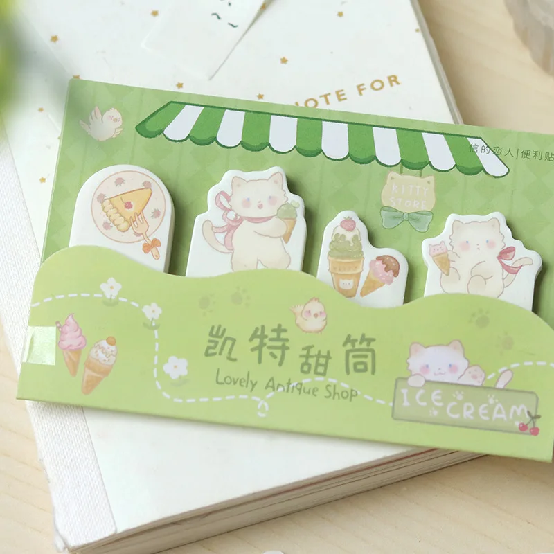 

Creative lovely Kawaii Stationery Memo Pad Bookmark Animal Sticky Notes School Supplies Paper Sticker